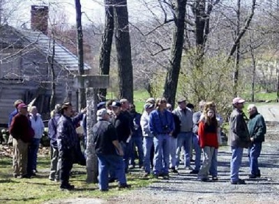 Photo of Members touring Eastfield Village
